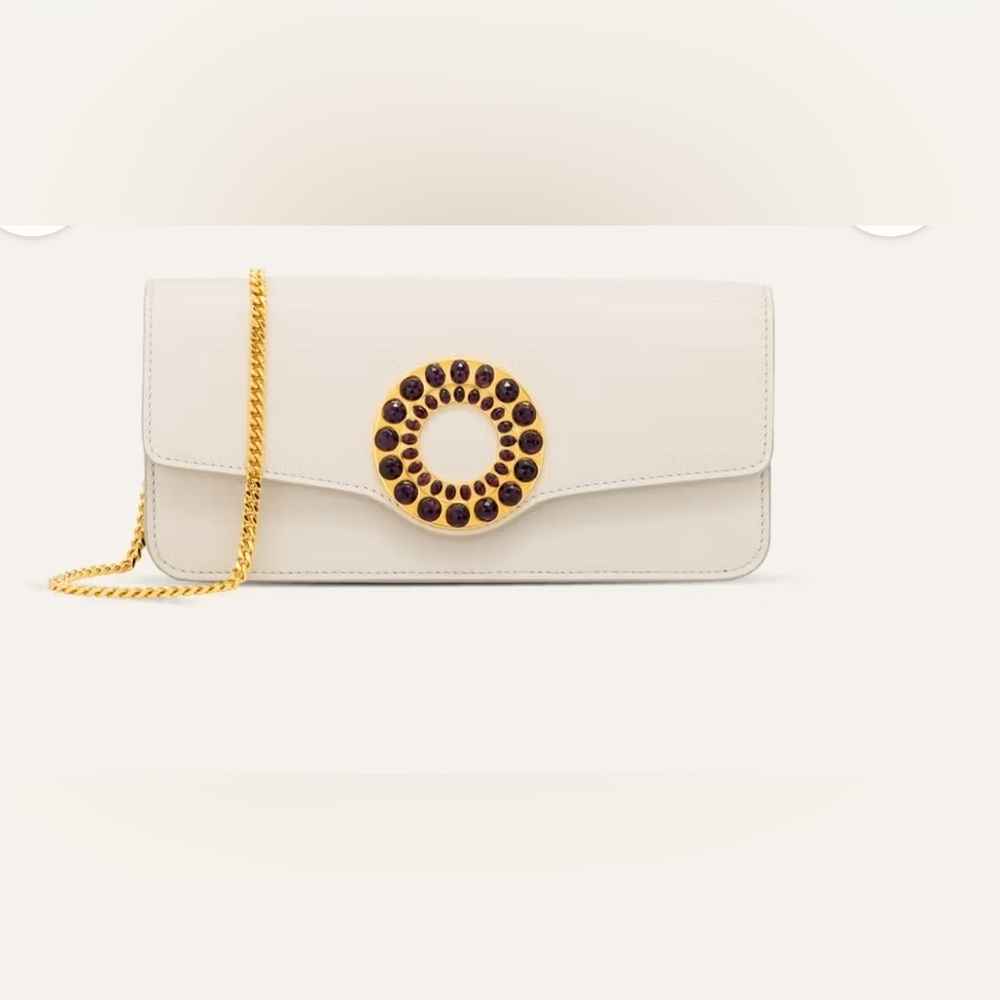 Aranyani Embellished Quartz Gemstone bag 24k gold plated